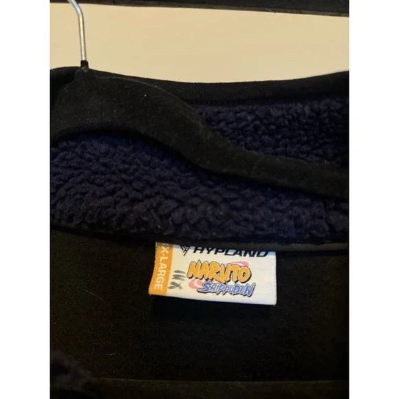 HYPLANDSHIPPUDEN OBITO SHERPA JACKET (NAVY)‎ Size 3XL Anime Naruto shippuden